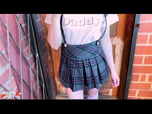 ❤️ Schoolgirl Sucks her dick deeply and fucks instead of classes. ❌ Anal video at us ❌❤