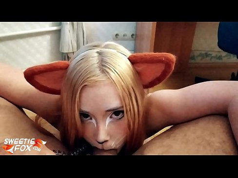 ❤️ Kitsune swallow dick and cum in her mouth ❌ Anal video at us ❌❤